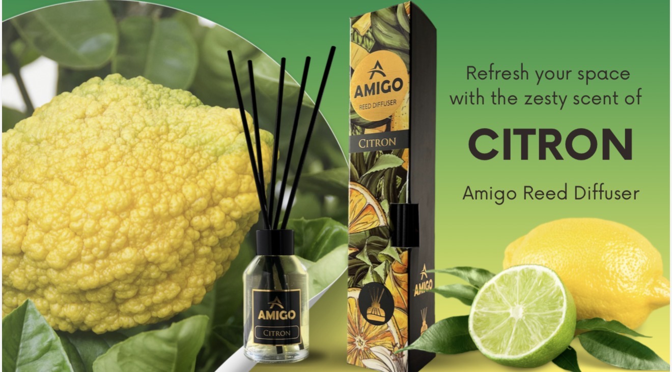 Citron Reed Diffuser By Amigo