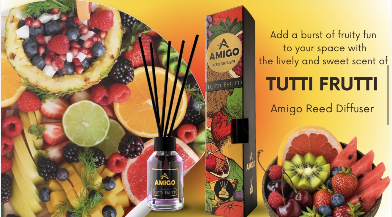 Tutti Frutti Reed Diffuser By Amigo