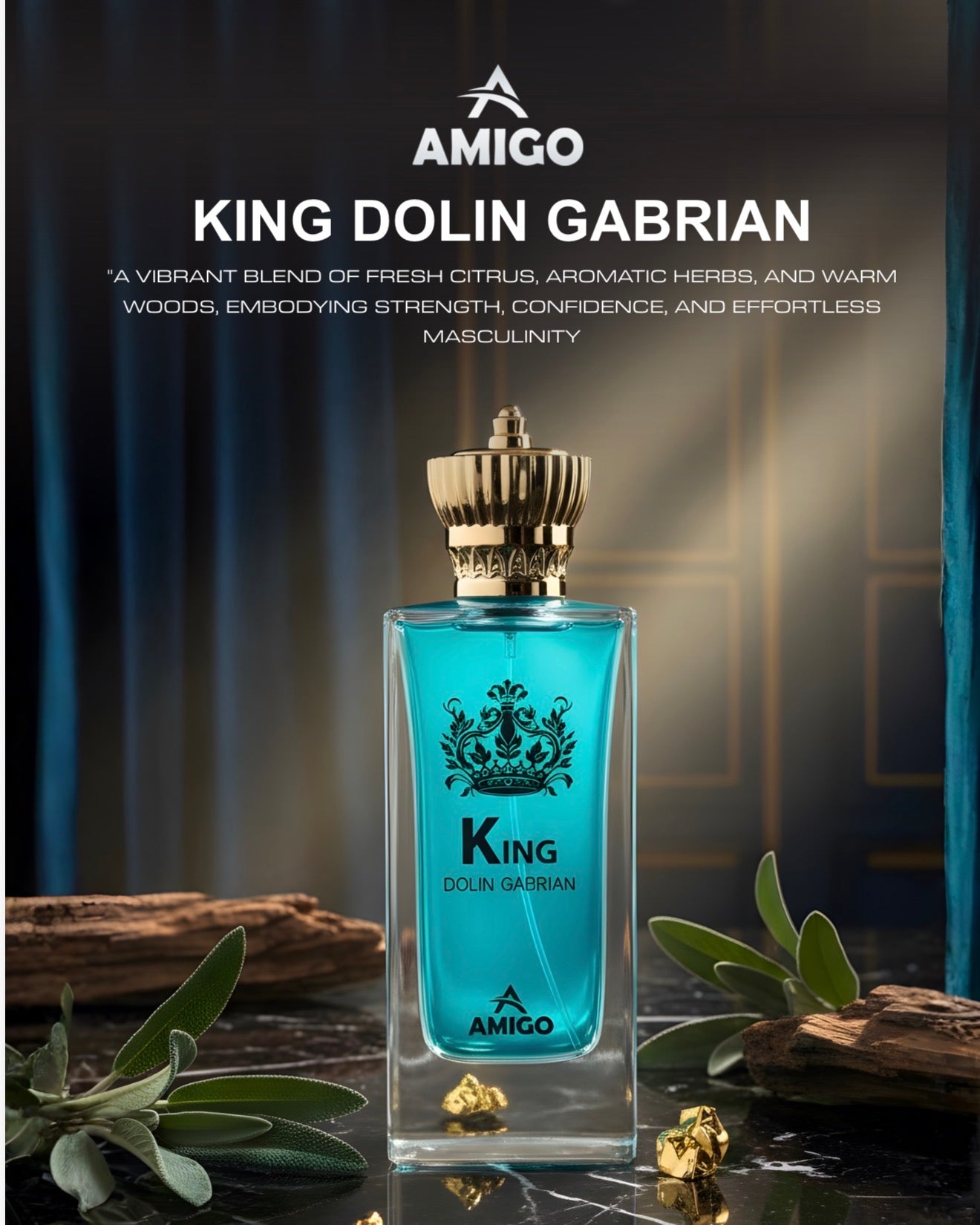 Dolin Gabrian King Eau De Parfum By Amigo Inspired By