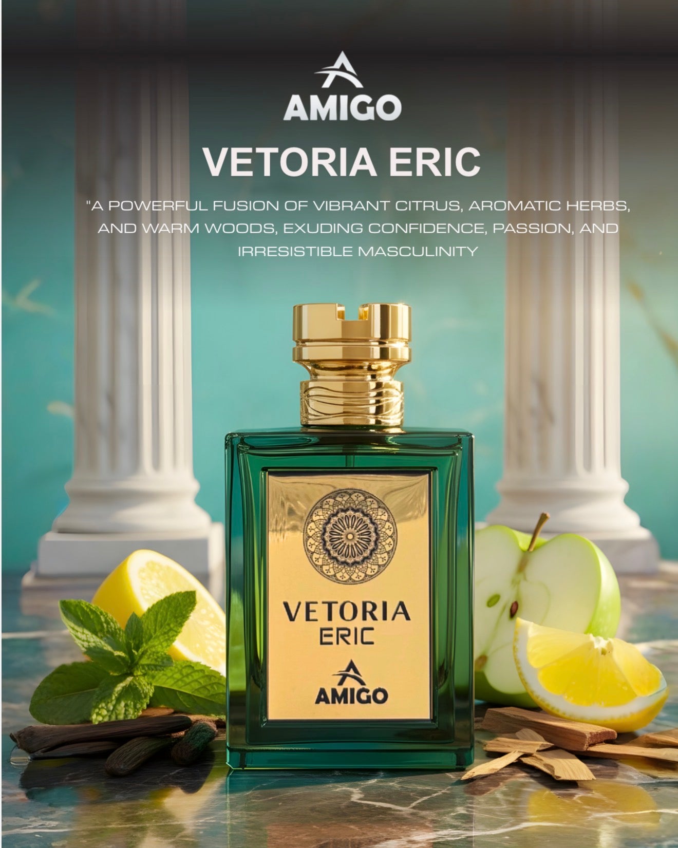 Vetoria Eric Eau De Parfum By Amigo Inspired By Eros Parfum Natural