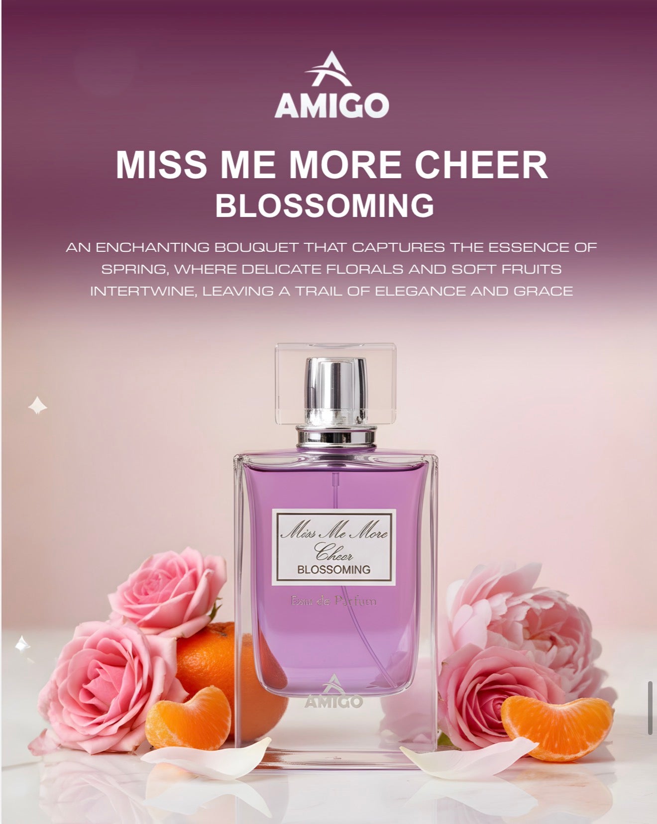 Miss Me More Cheer Blossoming By Amigo Inspired By Miss Dio'r Blooming Bouquet