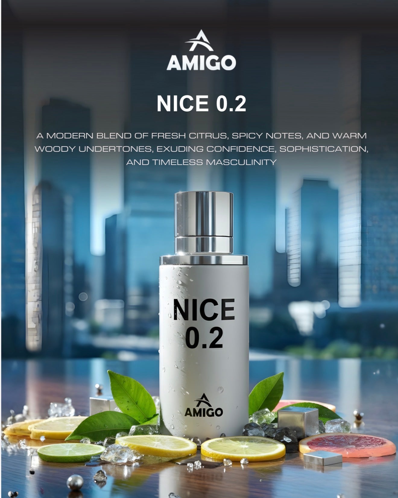 Nice 0.2 Eau De Parfum By Amigo Inspired By 212 For Man EDT