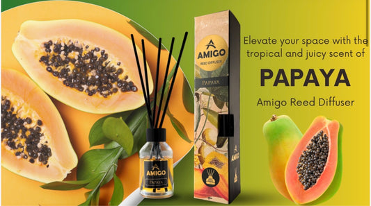 Papaya Reed Diffuser By Amigo