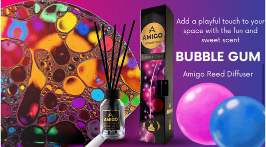 Bubble Gum Reed Diffuser By Amigo