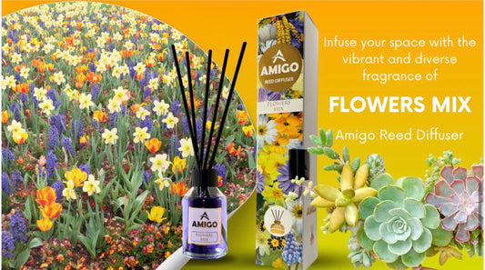 Flowers Mix Reed Diffuser By Amigo