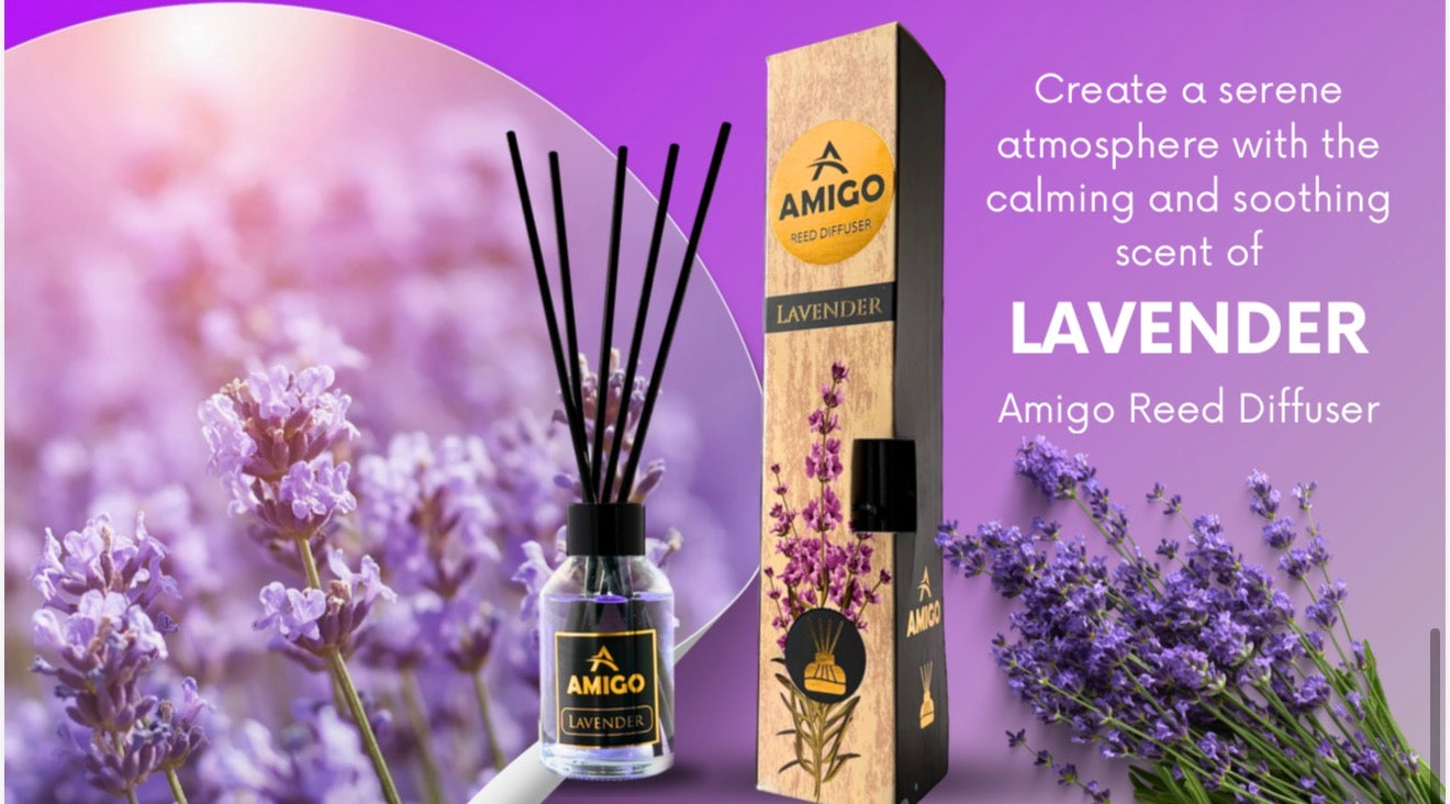 Lavender Reed Diffuser By Amigo