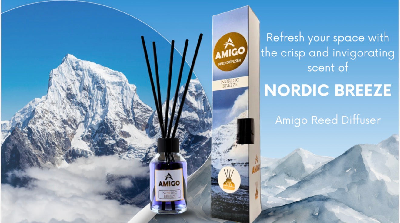 Nordic Breeze Reed Diffuser By Amigo